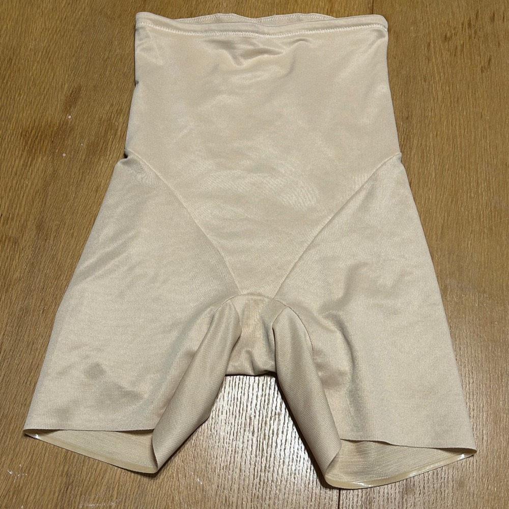 Cupid Beige Shapewear High Waist‎ Thigh Slimmer Body Shaper XL/JEG